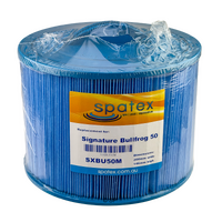 147mm L x 204mm D Signature Spas XMF 50 BF Platinum / Bullfrog Spa Filter Cartridge - Anti-Microbial
