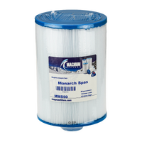 210mm L x 143mm D Monarch Spas 50 spa filter cartridge