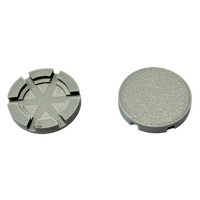 Stylus Air Force 2 Mk1 Spa Bath Air Injector Replacement Cap - Silver