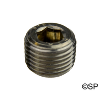 Stainless Steel Plug for Heater Pressure Switch Location 1/8" NPT