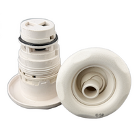 Waterway Poly Jet Internal - 5 Point Scallop - Roto - White