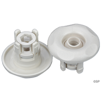 Waterway Adjustable Mini Jet - 5 point textured - Directional - White