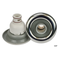 Waterway Non-Adjustable Whirlpool Internal - Grey w/Stainless Steel escutcheon - Snap In