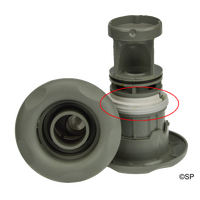 Waterway Dual-Flo Jet Internal -Diverter Swimjet - 5 Point textured - Grey