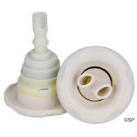 Waterway Poly Storm 5 Point Scallop - Twin Roto - White - THREADED