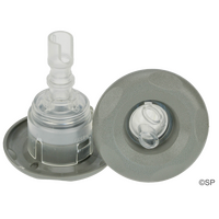 Waterway Mini Storm GLO Clear Jet Internal - Textured 5 Scallop - Twin Roto - THREADED