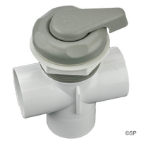 Waterway Top Access 2" Diverter - Elite 5 Scallop - Grey