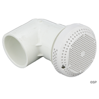 Waterway Plastics 3.5" Hi Flo Suction 2" S Elbow - 484 lpm rated - White
