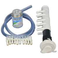 10 port Waterway 1"  Notched Air Control - 10 port manifold repair kit - White