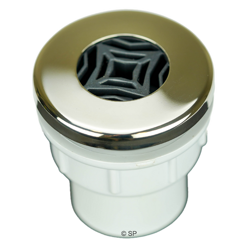 Skimmer vent - SS/Graphite grey straight body