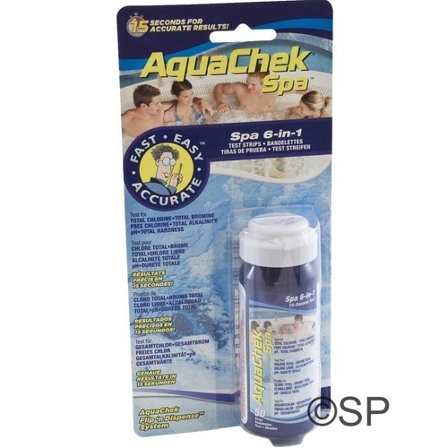 AquaChek Spa 6 in 1 Test Strips