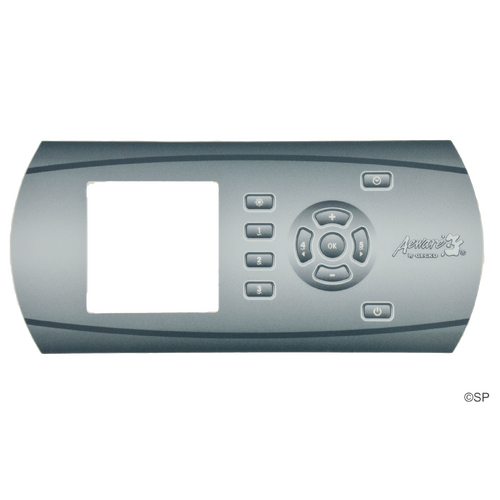 Aeware In.K600 streamlined static topside touchpad panel decal overlay only