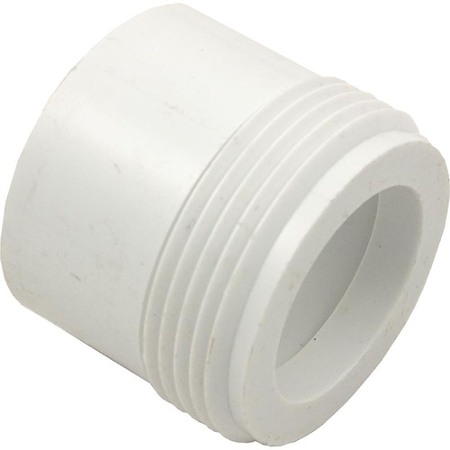 1.5" MPT Threaded Male Tail Adaptor x 2" Spigot / 1.5" Socket