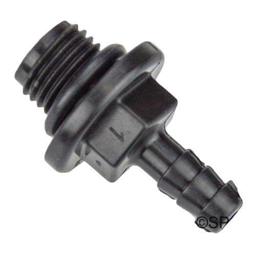 Aquaflo Threaded Bleed Nipple / O-Ring - 6mm barb x ¼" MPT