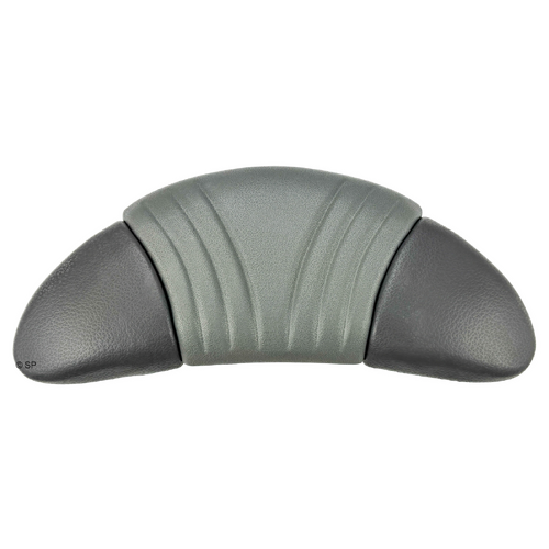 Artesian Spas Pillow - Lounge 'Croissant' - Grey/Charcoal