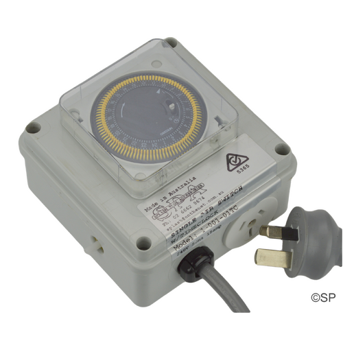 Spa Airswitch - 15A single w/timeclock