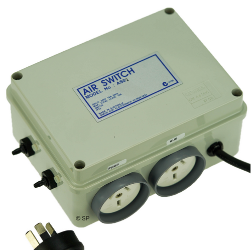 Spa Airswitch - double 10A with premium air sensors
