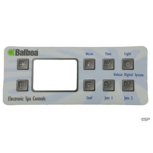 Balboa Topside Overlay Decal to suit b 51058 Serial Digital Deluxe Touchpads