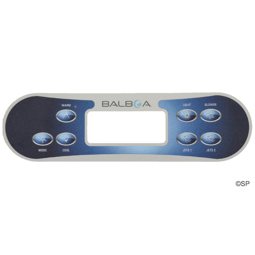 Balboa VL700S 7 Button Topside Touchpad Panel Overlay Decal