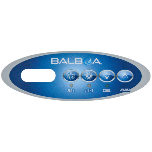 Balboa VL 200 Mini Oval touchpad overlay decal - NO AIR BLOWER