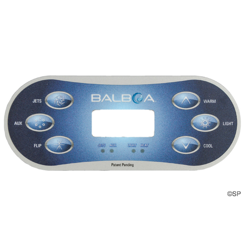 Balboa TP600 Touchpad Overlay Decal