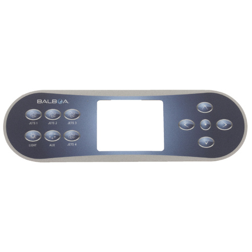 Balboa TP700 Touchpad Overlay Decal - 11 button - 4 pump