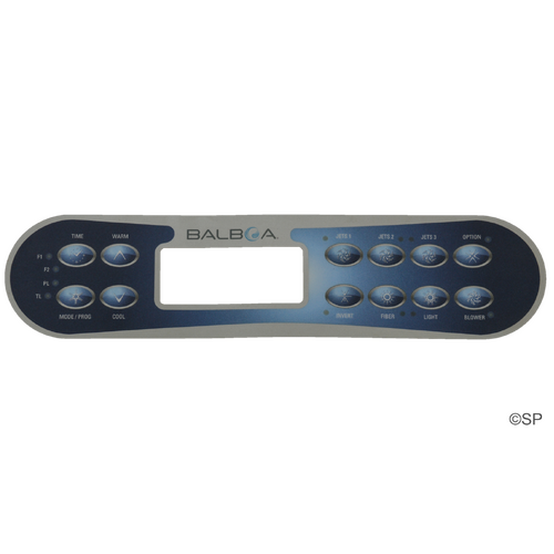 Balboa ML900 12 Button Topside Touchpad Panel Overlay Decal
