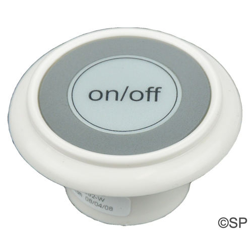 Waviator Single Electronic Switch - 6 pin - Universal replacement low voltage spa control button