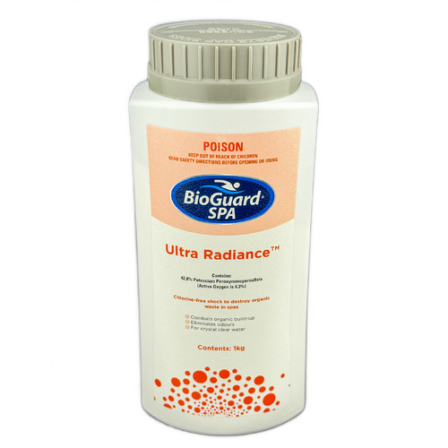 Bioguard Spa Ultra Radiance - MPS - Potassium Mono persulphate - Chlorine Free Oxidiser 1kg