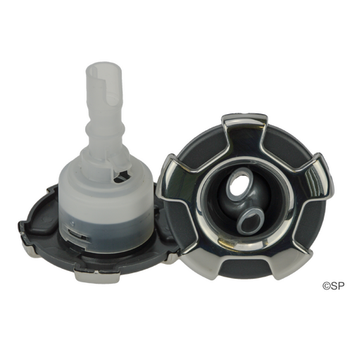 CMP 300 Series 3.25" Crown series typhoon jet internal - double rotational - stainless steel / graphite grey / silver