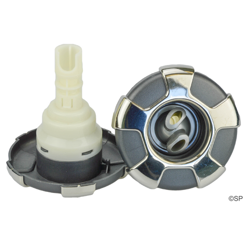 CMP 400 Series 4-1/4" crown series typhoon jet internal - double rotational - stainless steel / graphite grey / silver