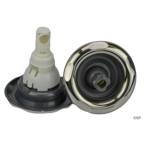 CMP 500 Series 5" typhoon jet internal - rotational - 5 scallop stainless steel / graphite grey
