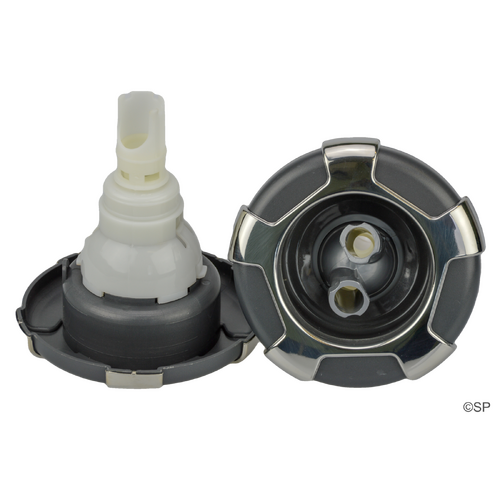 CMP 500 Series 5-1/4" crown series typhoon jet internal - double rotational - stainless steel / graphite grey / silver