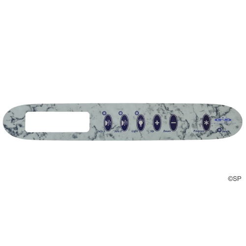 Dimension One Spas Gecko K-25 2 pump 6 button Touchpad Panel Overlay Decal