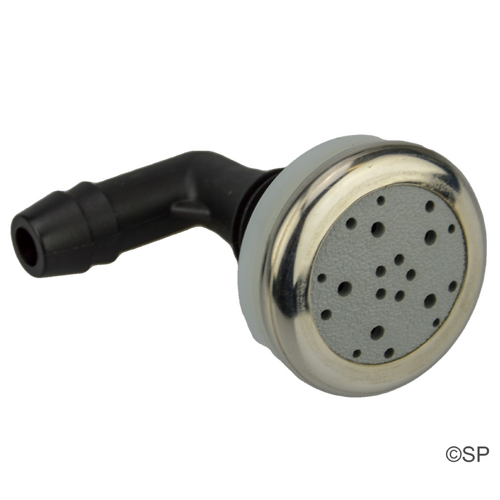 Edgetec "O2" Air Injector - Grey w/stainless steel escutcheon