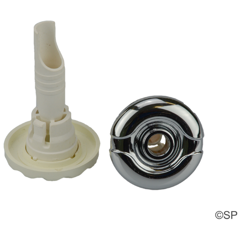 Edgetec Euro Jet Adjustable Spa Bath Jet - Chrome