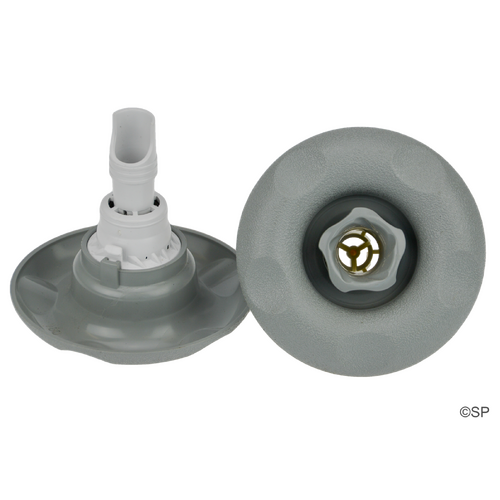 Edgetec Excess 100mm Spa Pool Jet Barrel - Twirl Directional - Grey