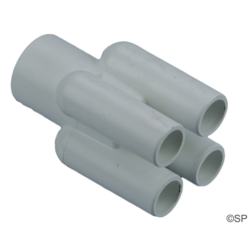 Edgetec 3/4" Barb x 1" Spg Straight Inline Manifold