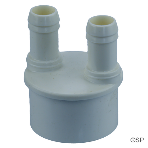 Edgetec 3/4" B (x2 port) x 50mm/2" Barb Adaptor