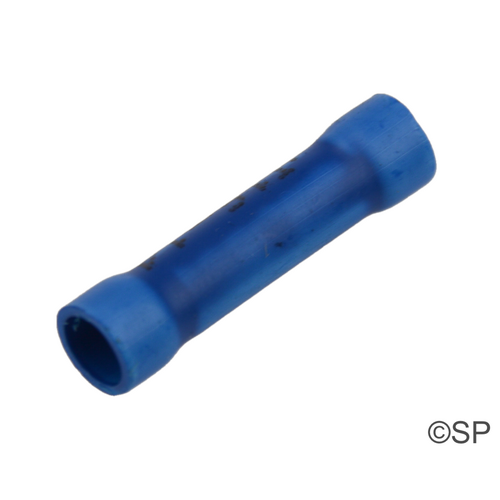 Insulated Butt / Tunnel Crimp Connector - Blue