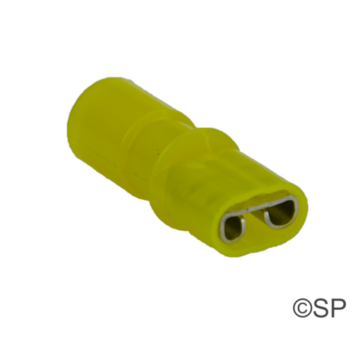 6.3mm Insulated Female Spade Crimp Terminal - Yellow