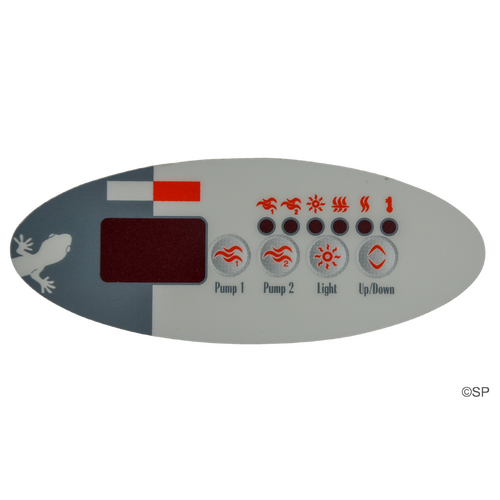Gecko / Spa Builders TSC-9 / K-9 4 button Overlay Sticker
