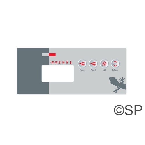 Gecko / Spa Builders TSC-19 / K-19 4 button Overlay Sticker
