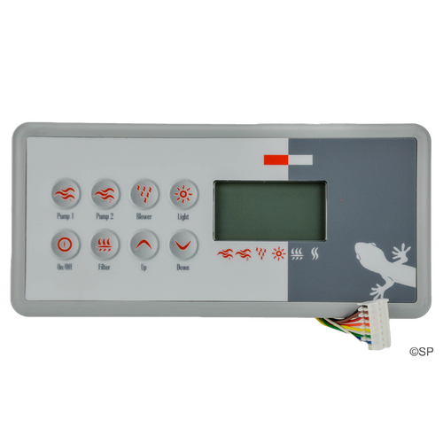 Gecko / Spa Builders TSC-8 / K-8 Panel - 8 button, 2 Pump