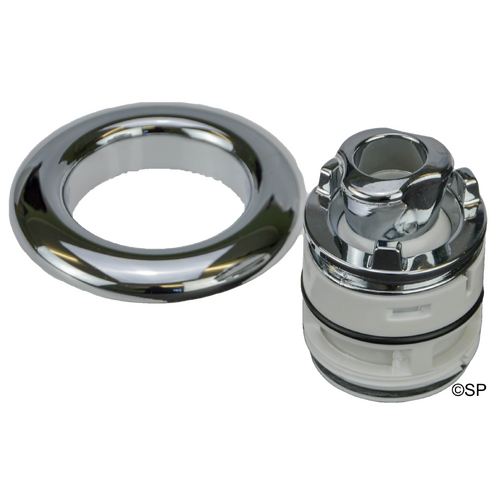 GG Industries Trans Adjustable Tri-grip Spa Bath Jet Directional - Chrome - with escutcheon
