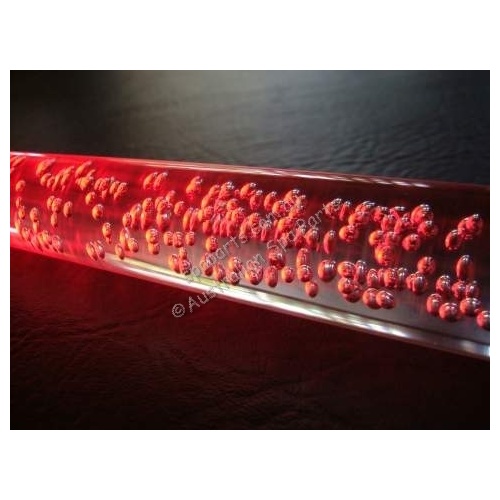 Plastic Acrylic Clear Bubble Bar 1" / 25mm Spa Handrail Grab bar - 395mm - Also suits LED & Fibre Optic Lighting