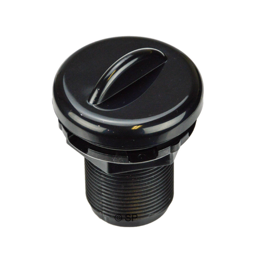 Hydroair 1" Top Draw Air Control - Black