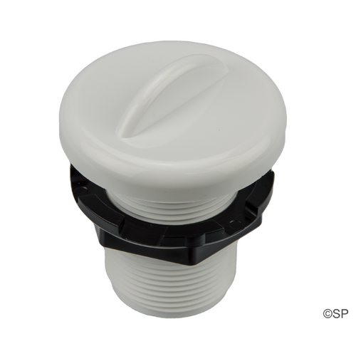 Hydroair 1" Top Draw Air Control - White