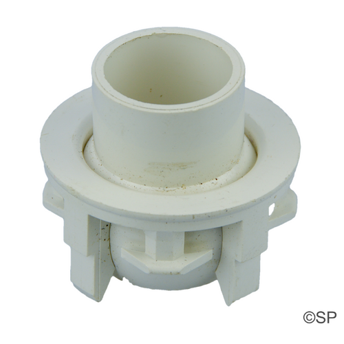 Hydroair Magna Jet Eyeball & Lock Cage Assembly - Directional Nozzle - White