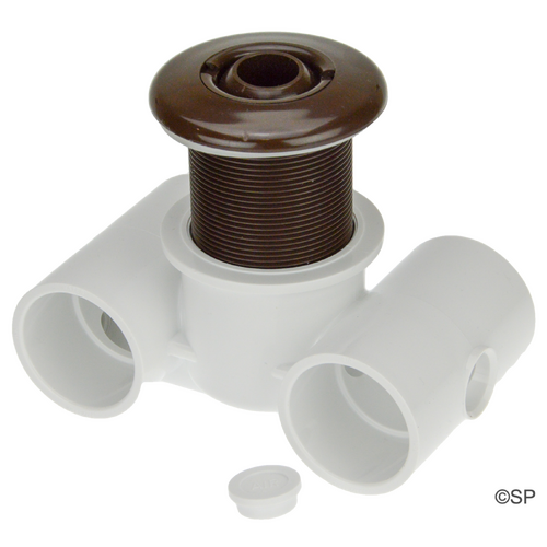 Hydroair Hydro Jet Hot Tub Spa Jet with extended thread - Brown